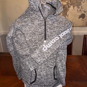 Burn Boot Camp Women's Gray Half-Zip Hoodie Sz small